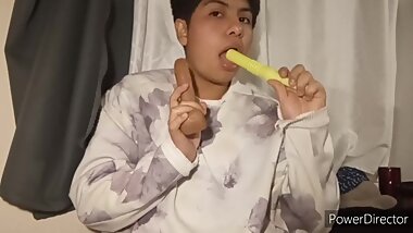 I masturbate with two of my toys